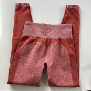 VS PINK Seamless Leggings - Burnt Orange Marl